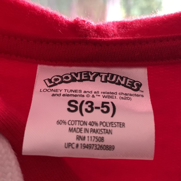Looney Tunes red tweety Christmas sweat shirt!! - Picture 9 of 9